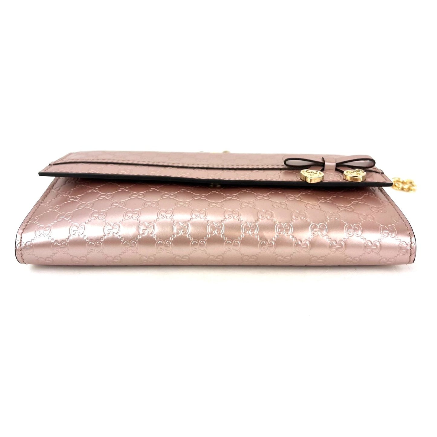 
                  
                    Gucci Mayfair Guccissima Continental Metallic Pink Leather Wallet
                  
                