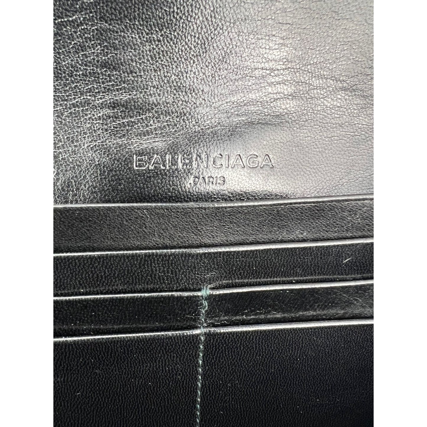 
                  
                    Balenciaga Cherche Leather Flap Wallet Vintage
                  
                