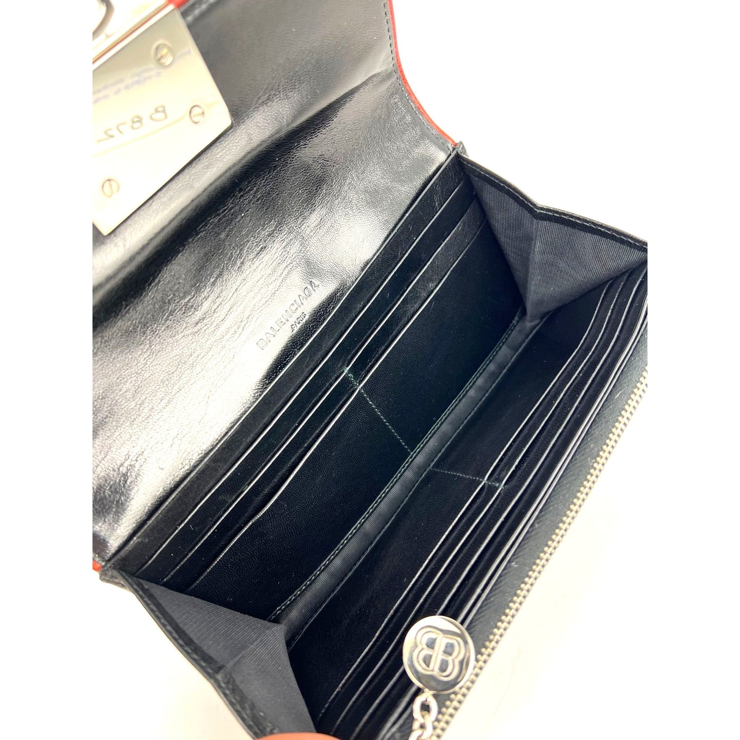 
                  
                    Balenciaga Cherche Leather Flap Wallet Vintage
                  
                