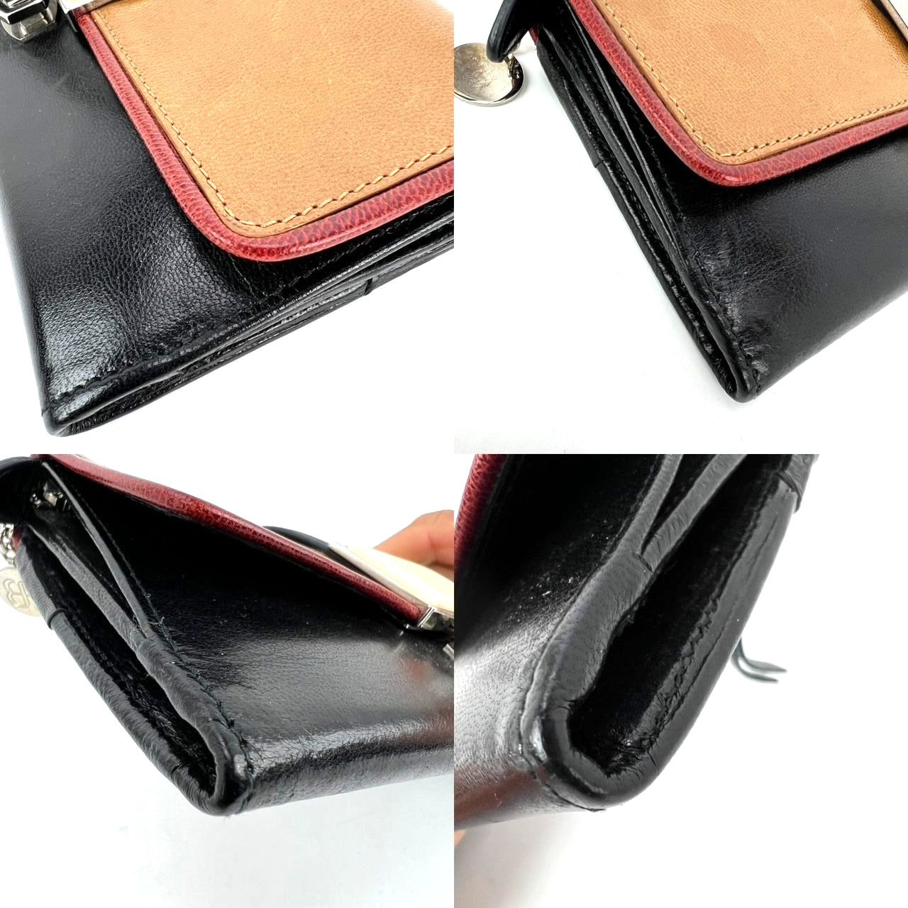 
                  
                    Balenciaga Cherche Leather Flap Wallet Vintage
                  
                