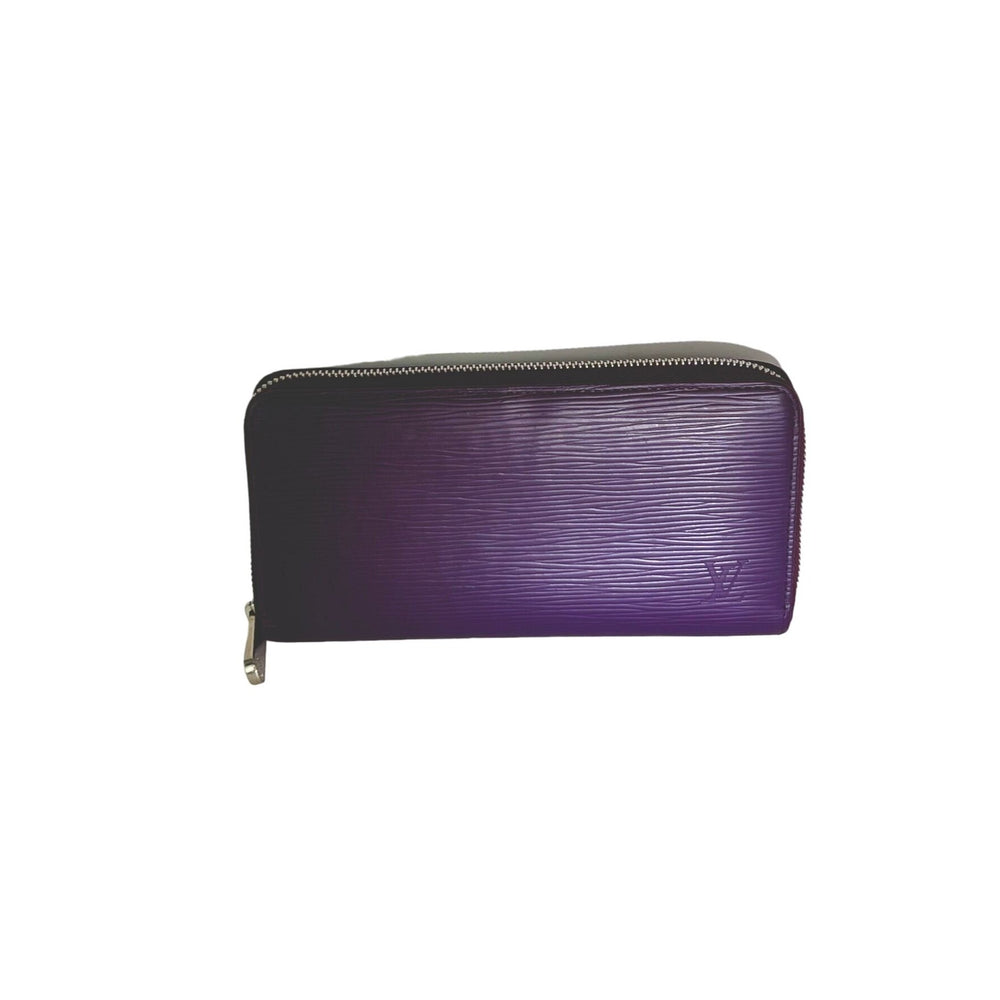 LOUIS VUITTON Zippy Epi Purple  Leather Wallet Clutch