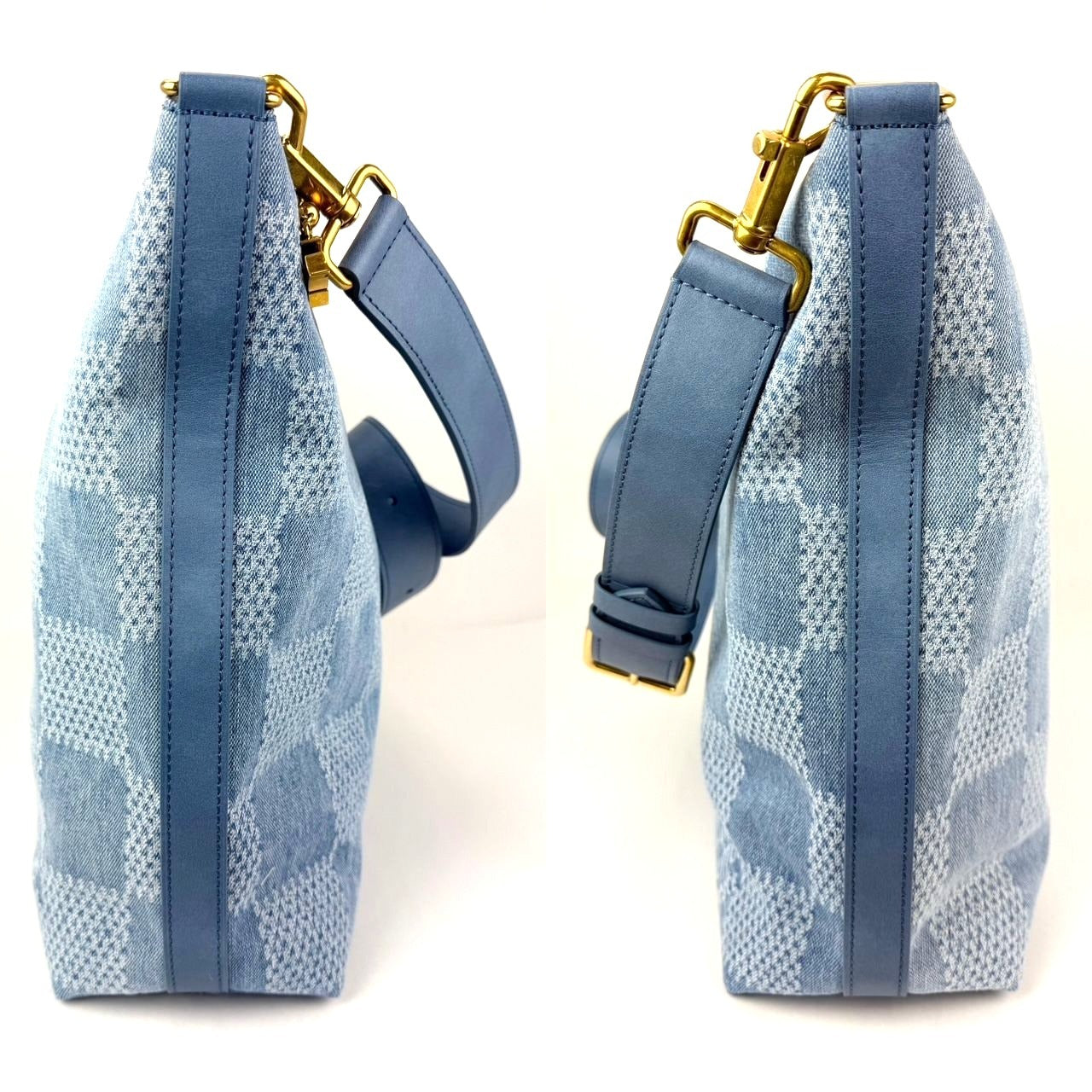 
                  
                    Louis Vuitton Damier Denim Vagabond hobo Handbag
                  
                