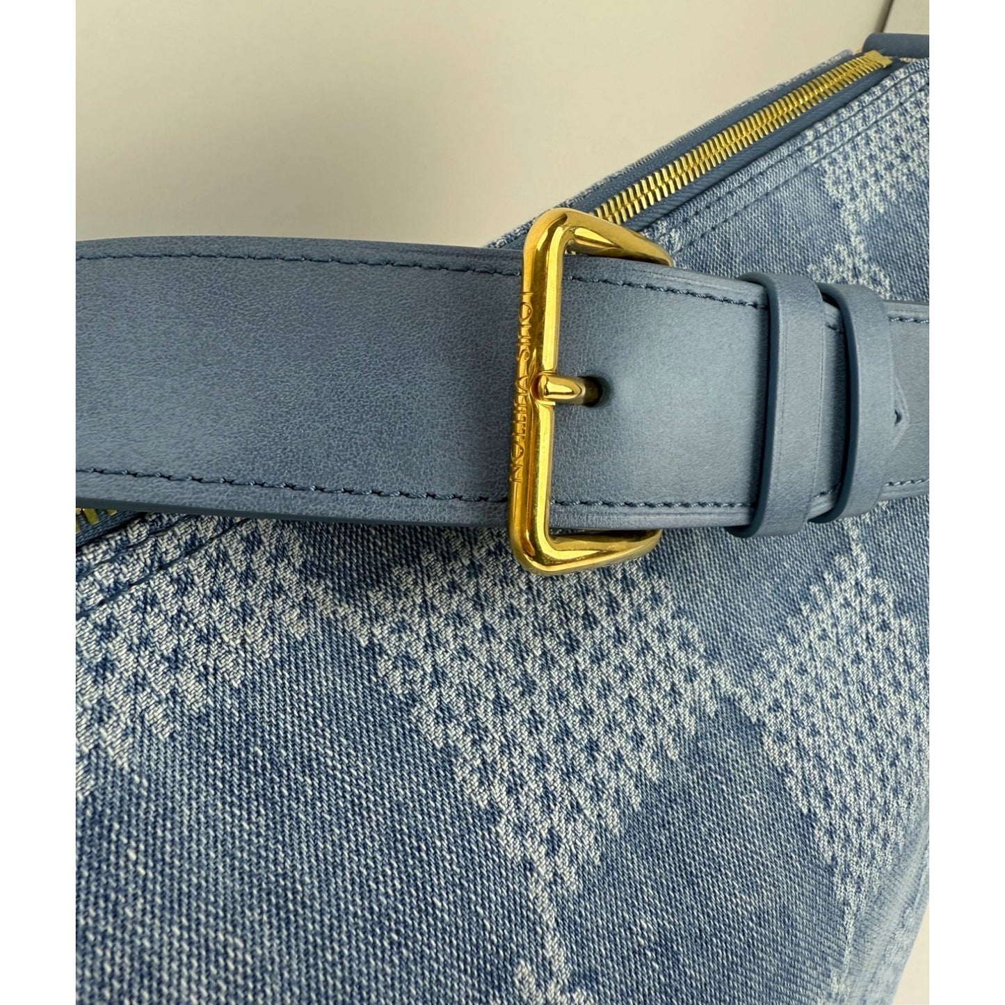 
                  
                    Louis Vuitton Damier Denim Vagabond hobo Handbag
                  
                