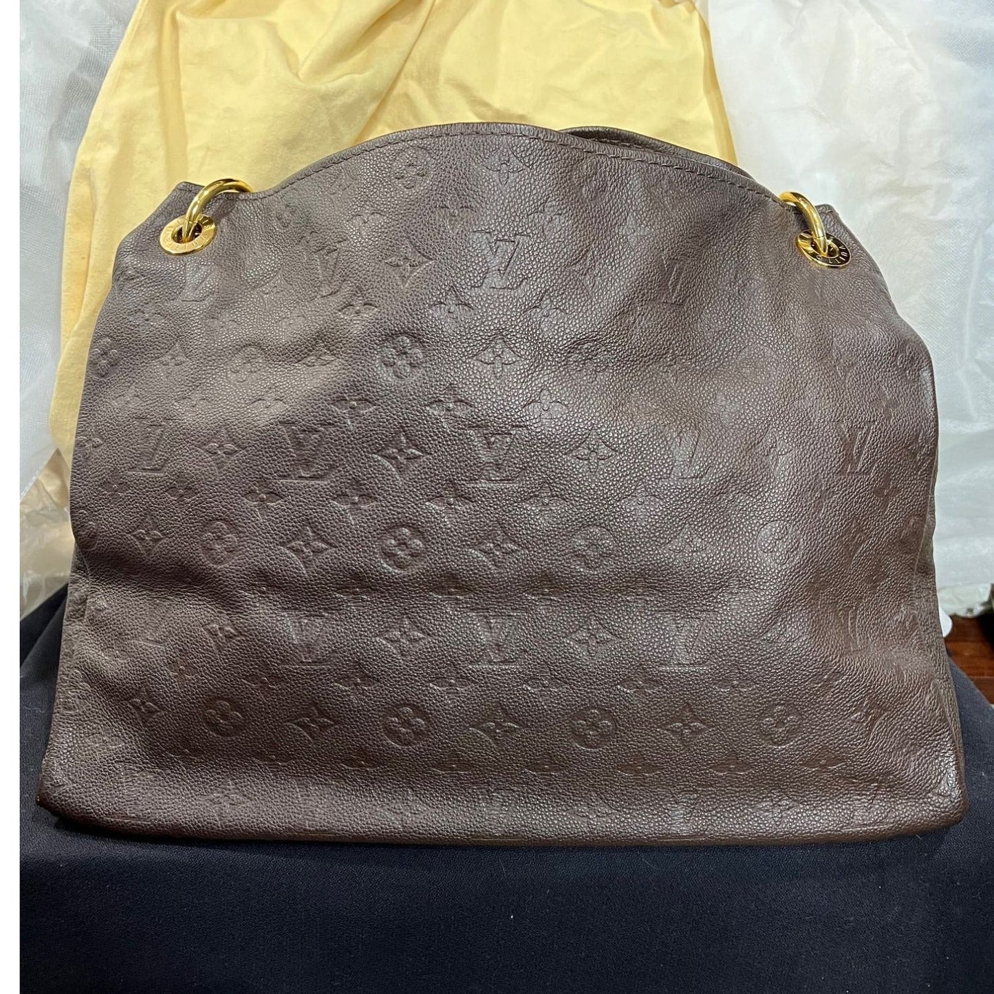 
                  
                    Louis Vuitton Artsy MM Monogram Empreinte Brown Shoulder Tote Bag
                  
                