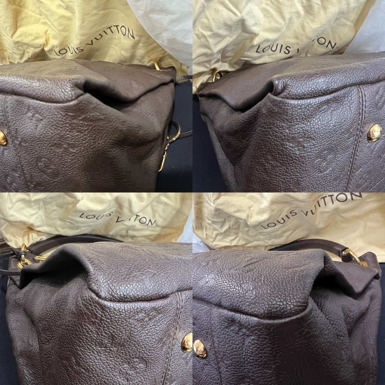 
                  
                    Louis Vuitton Artsy MM Monogram Empreinte Brown Shoulder Tote Bag
                  
                