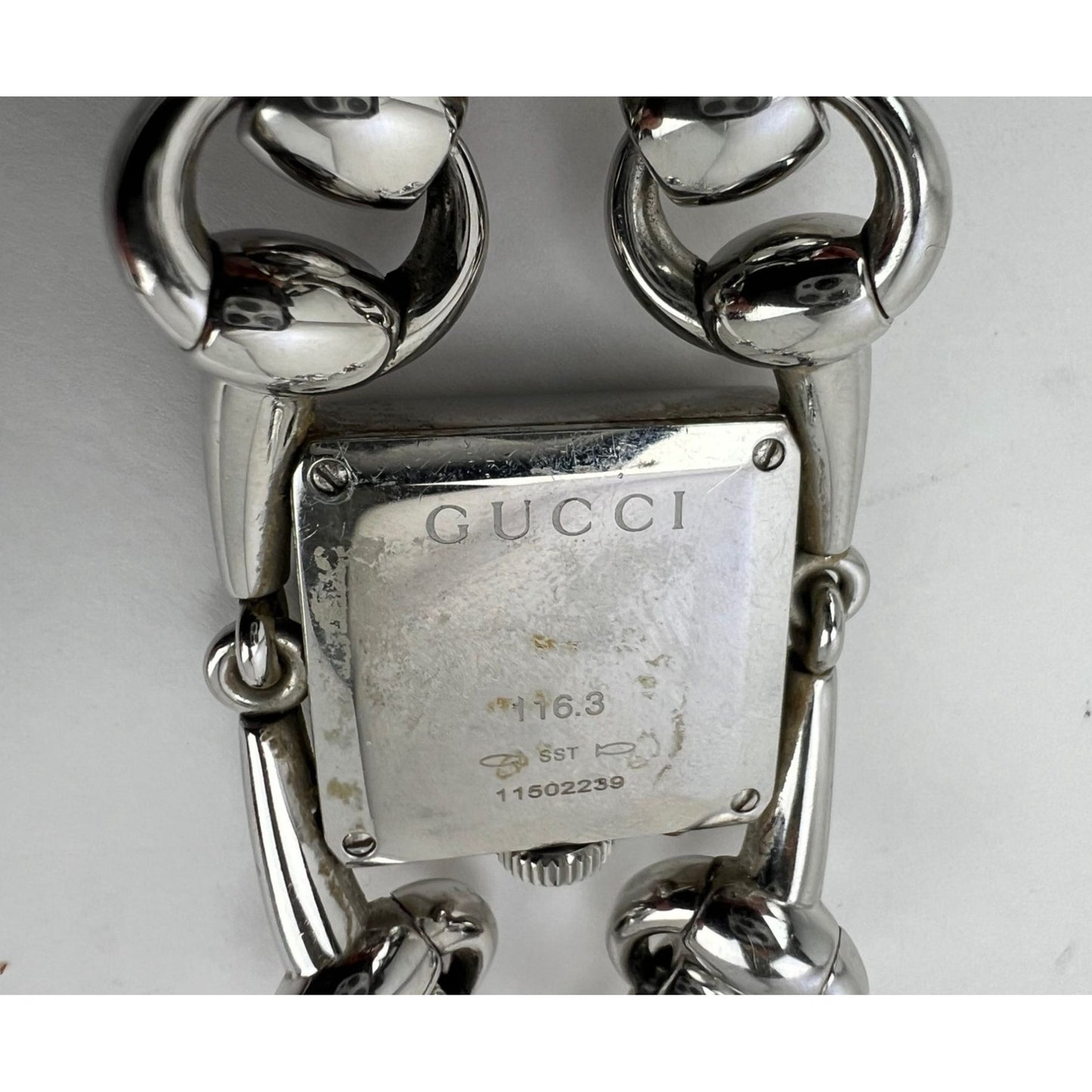 
                  
                    Gucci Signoria Quartz Blue Shell Stainless Steel Watch
                  
                