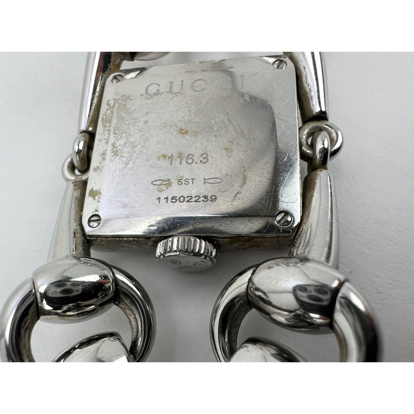 
                  
                    Gucci Signoria Quartz Blue Shell Stainless Steel Watch
                  
                