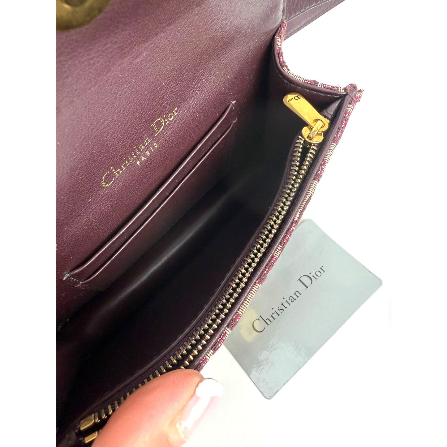 
                  
                    Christian Dior Oblique Saddle Bordeaux Belt Bag Clutch
                  
                