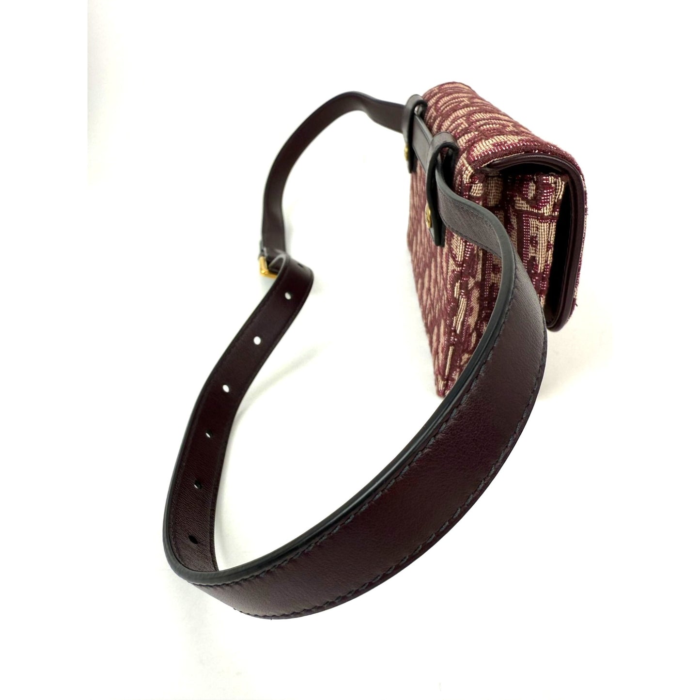 
                  
                    Christian Dior Oblique Saddle Bordeaux Belt Bag Clutch
                  
                