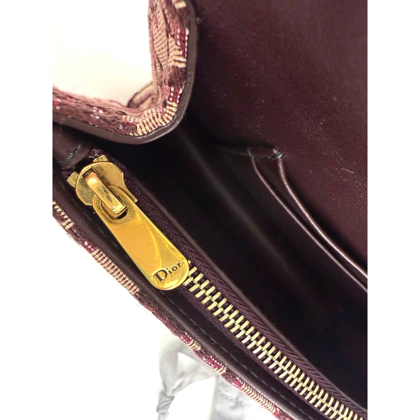 
                  
                    Christian Dior Oblique Saddle Bordeaux Belt Bag Clutch
                  
                