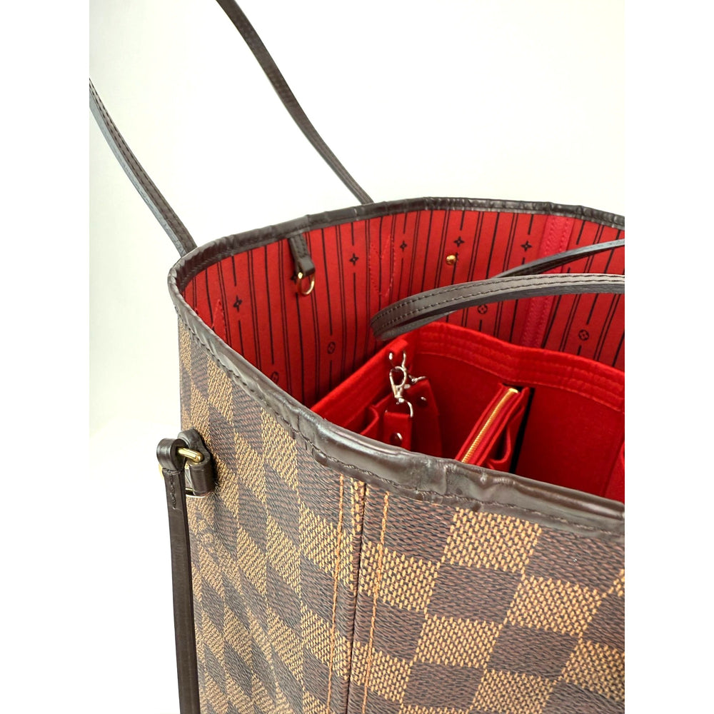 
                  
                    Louis Vuitton Neverfull MM Damier Ebene Canvas Tote Bag
                  
                