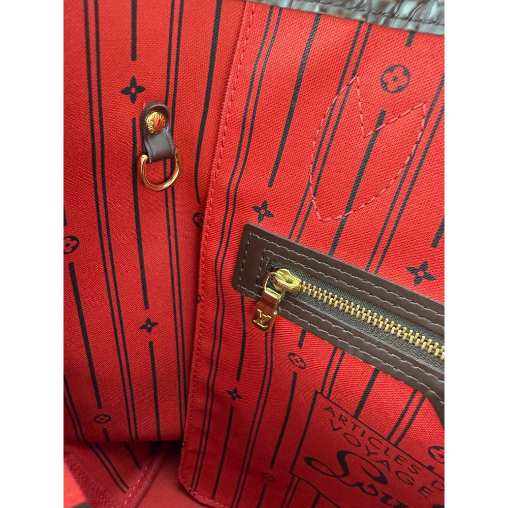 
                  
                    Louis Vuitton Neverfull MM Damier Ebene Canvas Tote Bag
                  
                