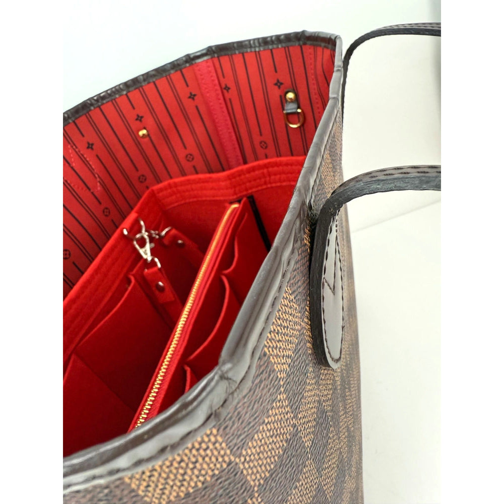 
                  
                    Louis Vuitton Neverfull MM Damier Ebene Canvas Tote Bag
                  
                