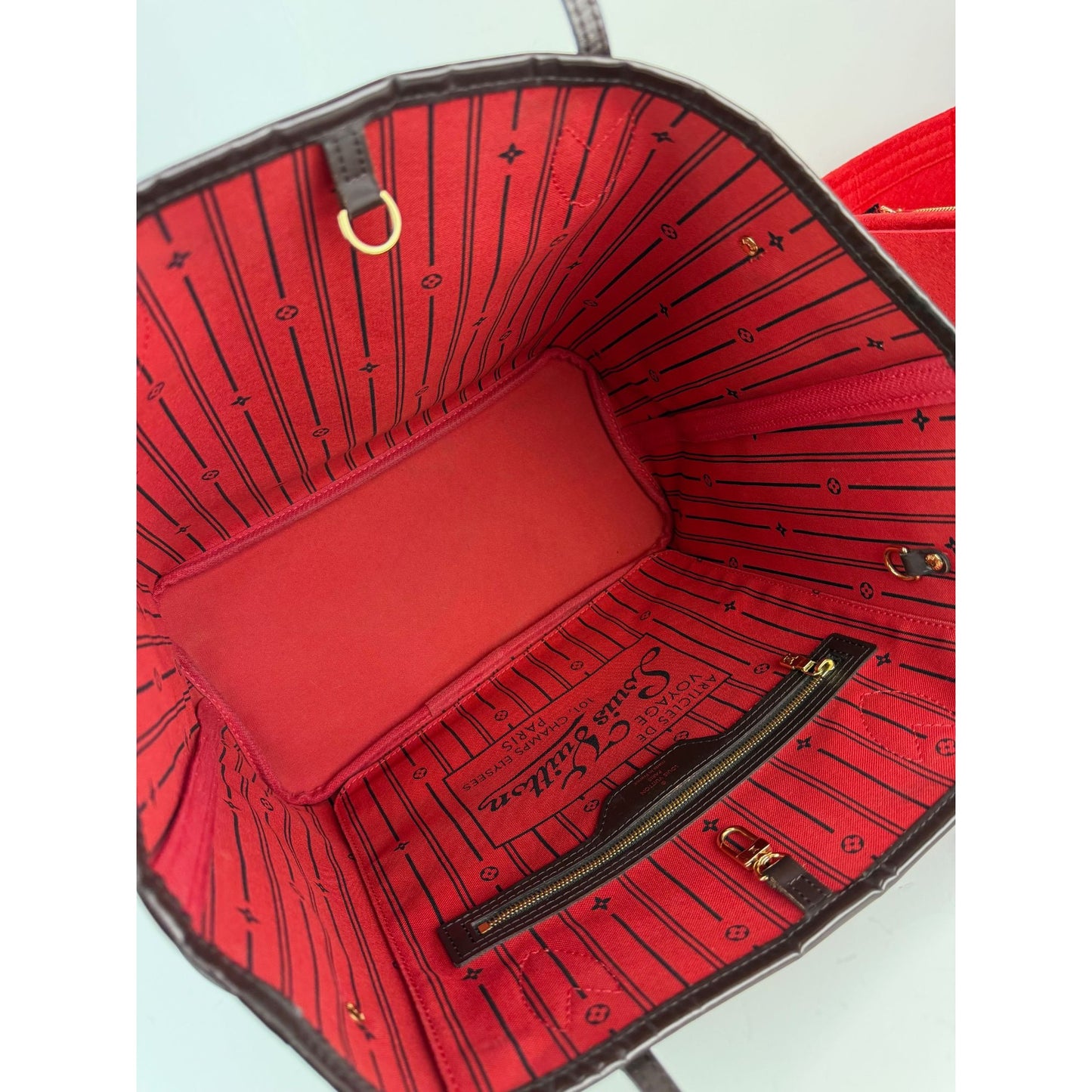 
                  
                    Louis Vuitton Neverfull MM Damier Ebene Canvas Tote Bag
                  
                