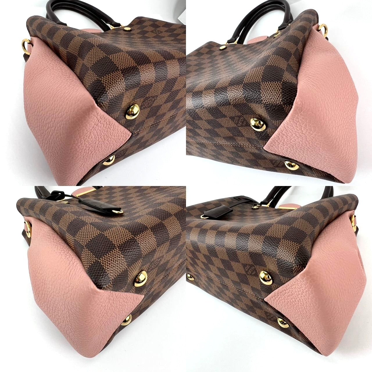 
                  
                    Louis Vuitton Cuir Taurillon Brittany Magnolia Damier Ebene Shoulder Hand Bag
                  
                