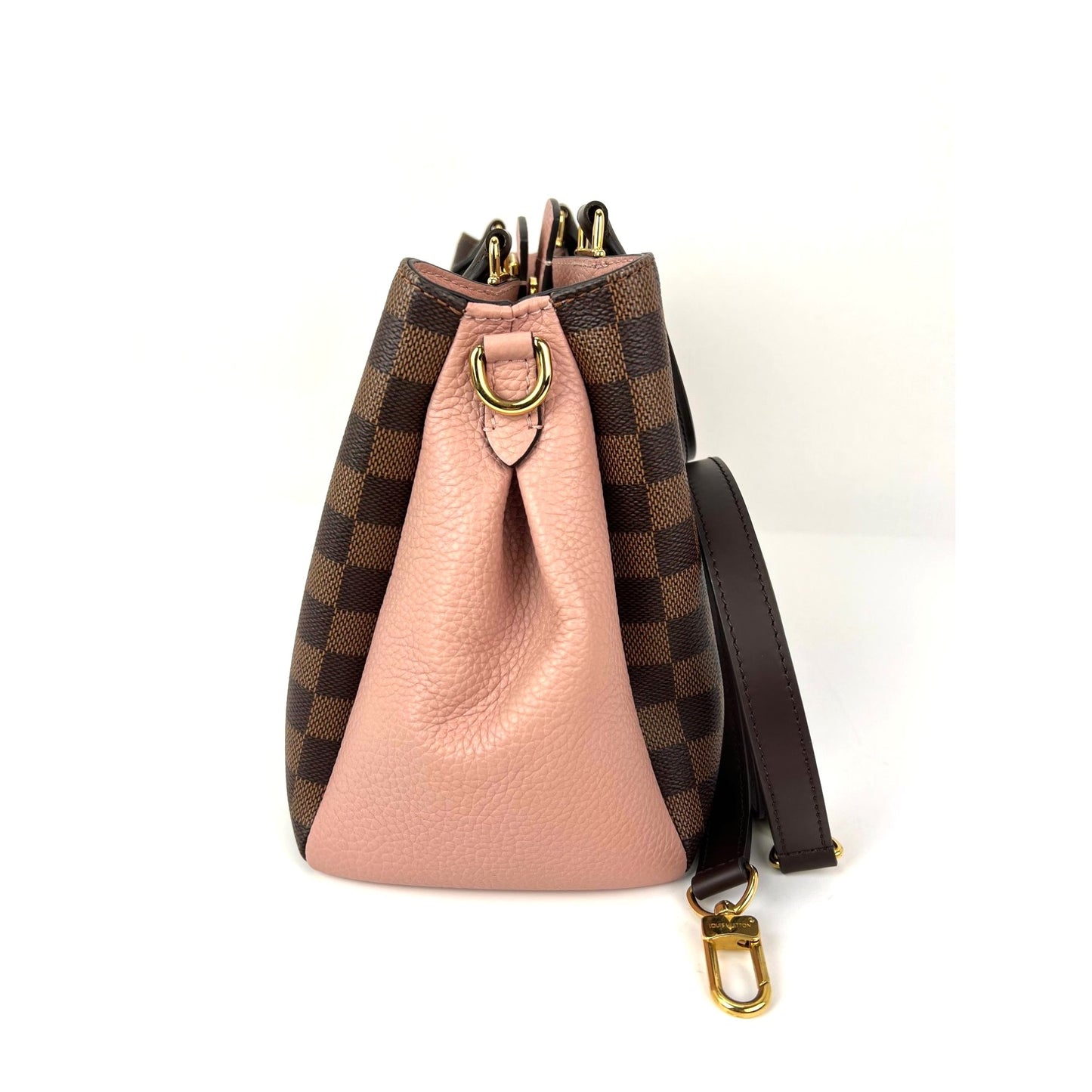 
                  
                    Louis Vuitton Cuir Taurillon Brittany Magnolia Damier Ebene Shoulder Hand Bag
                  
                