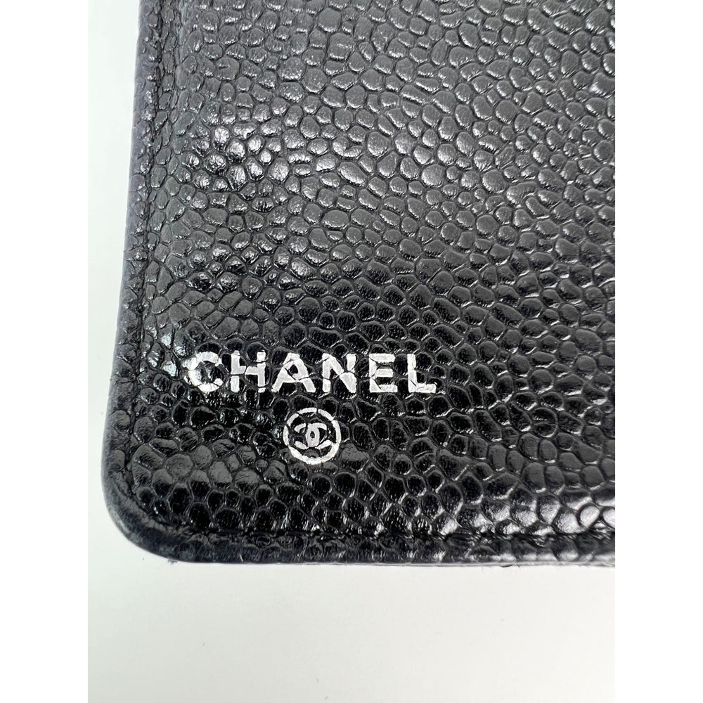 
                  
                    Chanel Black Caviar Leather Long Wallet WOC
                  
                