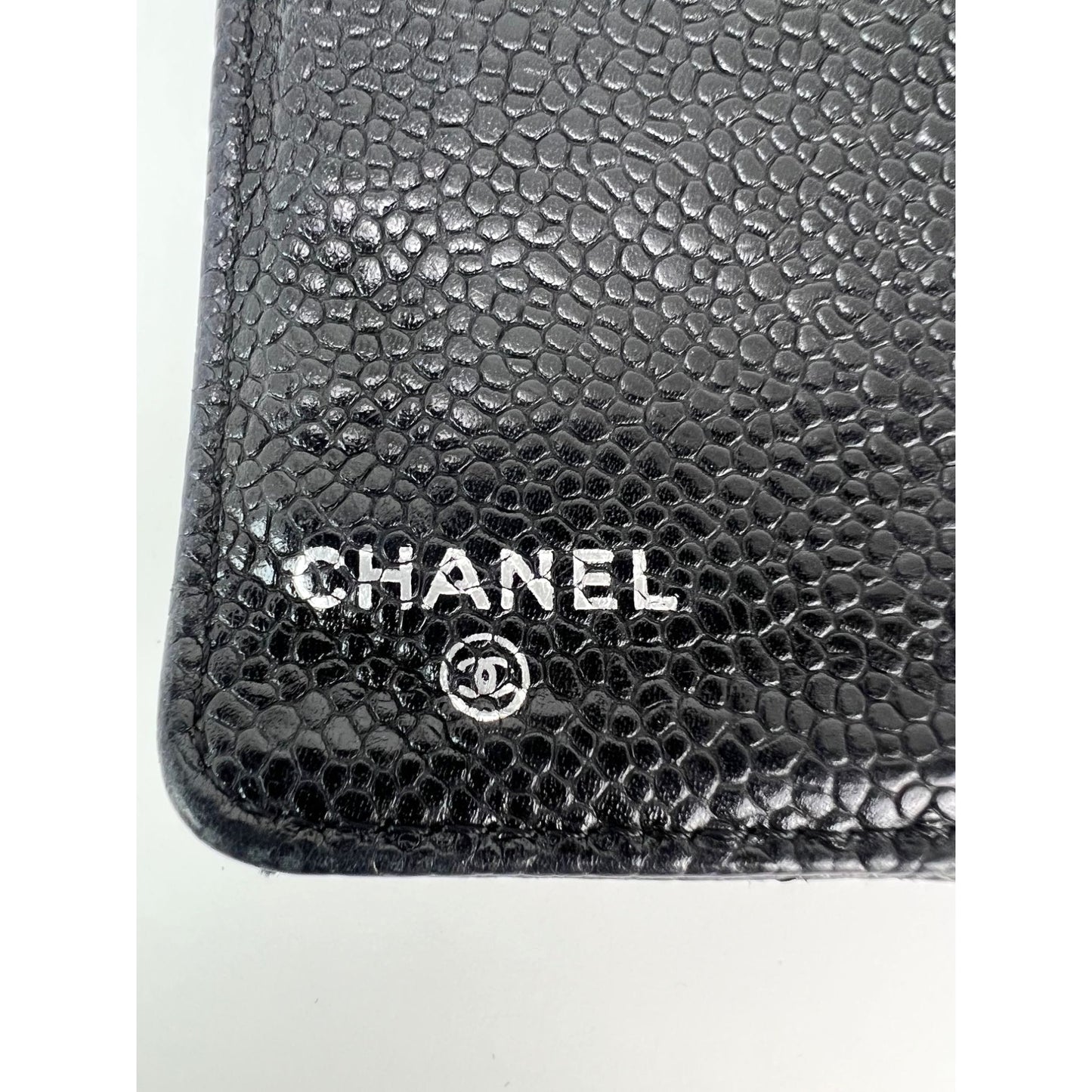 
                  
                    Chanel Black Caviar Leather Long Wallet WOC
                  
                