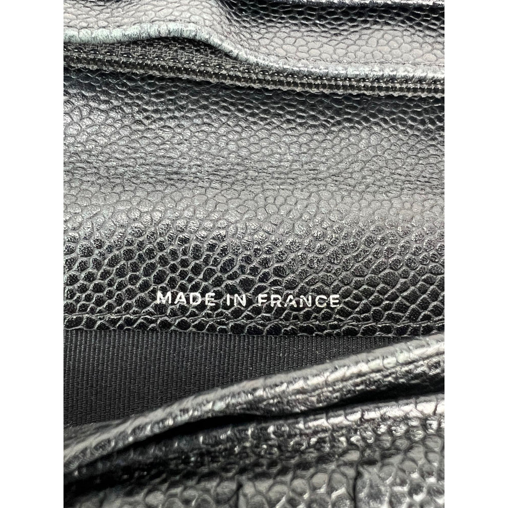 
                  
                    Chanel Black Caviar Leather Long Wallet WOC
                  
                