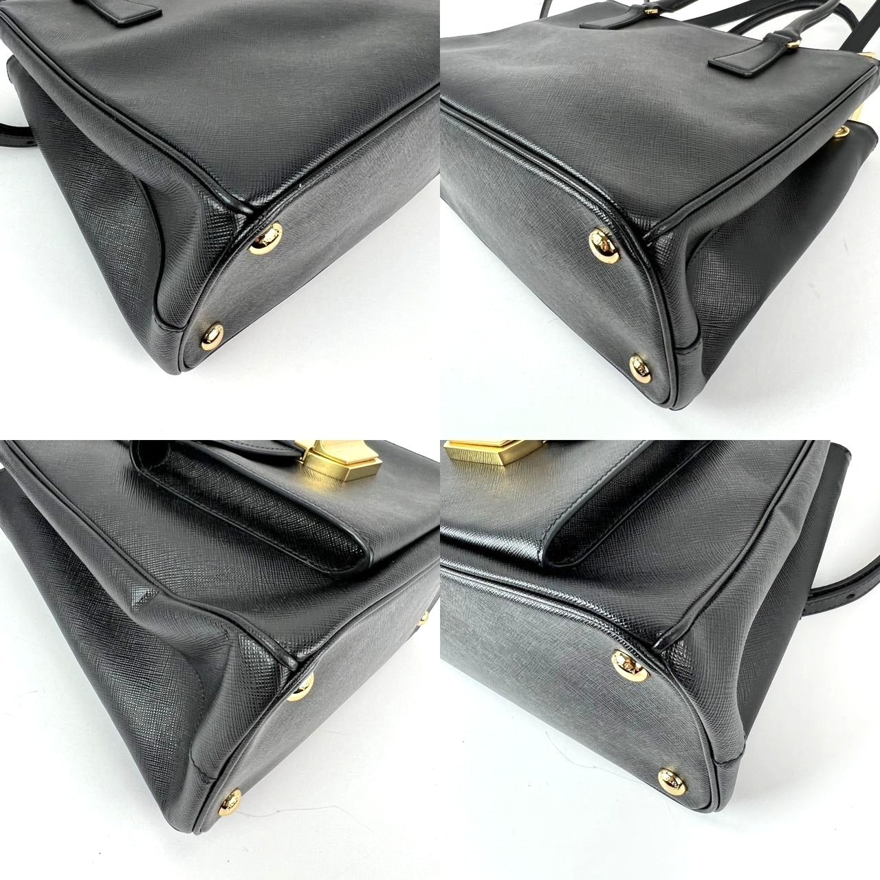 
                  
                    Prada Safriano Front Pocket Double Zip black Tote Bag
                  
                
