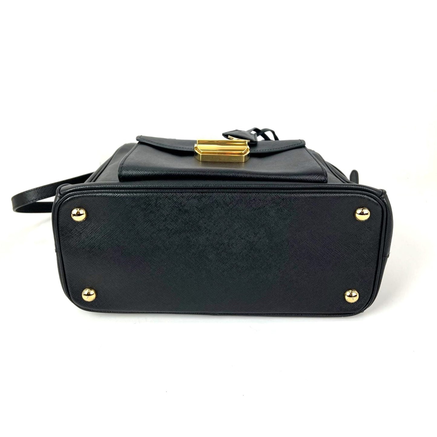 
                  
                    Prada Safriano Front Pocket Double Zip black Tote Bag
                  
                