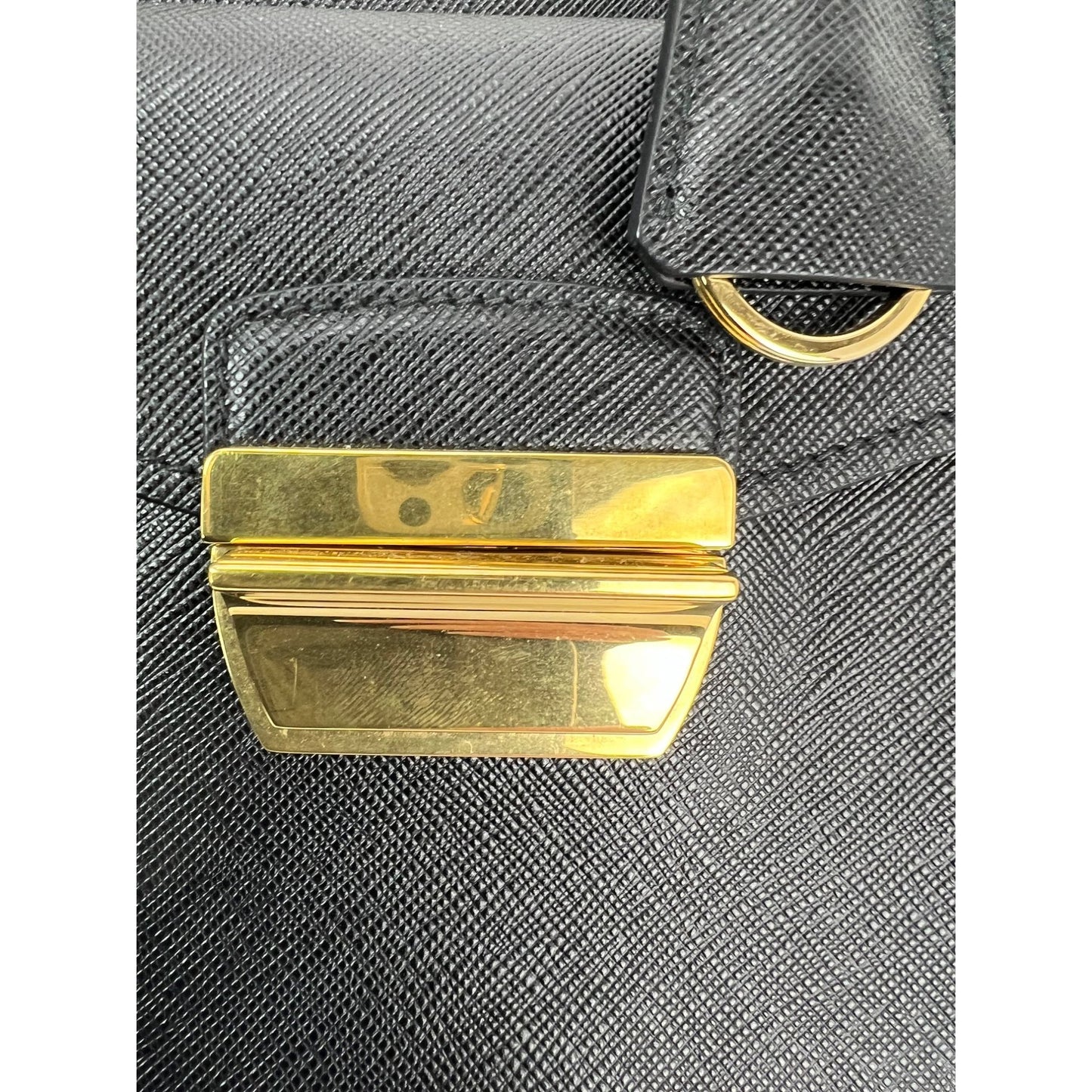 
                  
                    Prada Safriano Front Pocket Double Zip black Tote Bag
                  
                