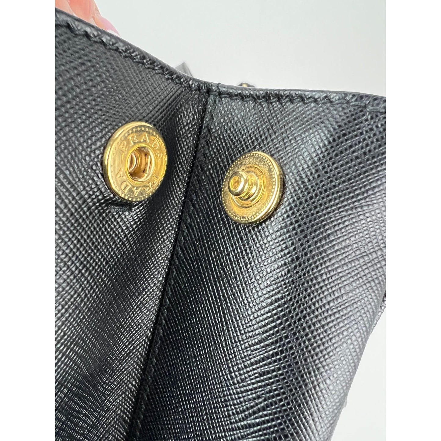 
                  
                    Prada Safriano Front Pocket Double Zip black Tote Bag
                  
                