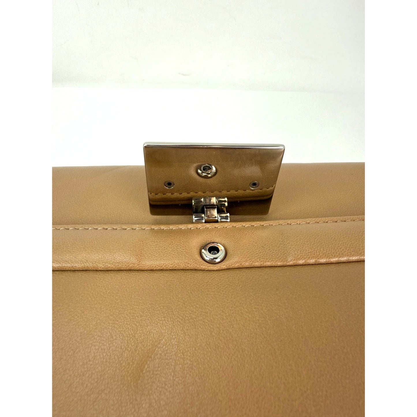 
                  
                    Gucci Lambskin G Linea Matisse Interlocking Beige Clutch Shoulder Bag
                  
                