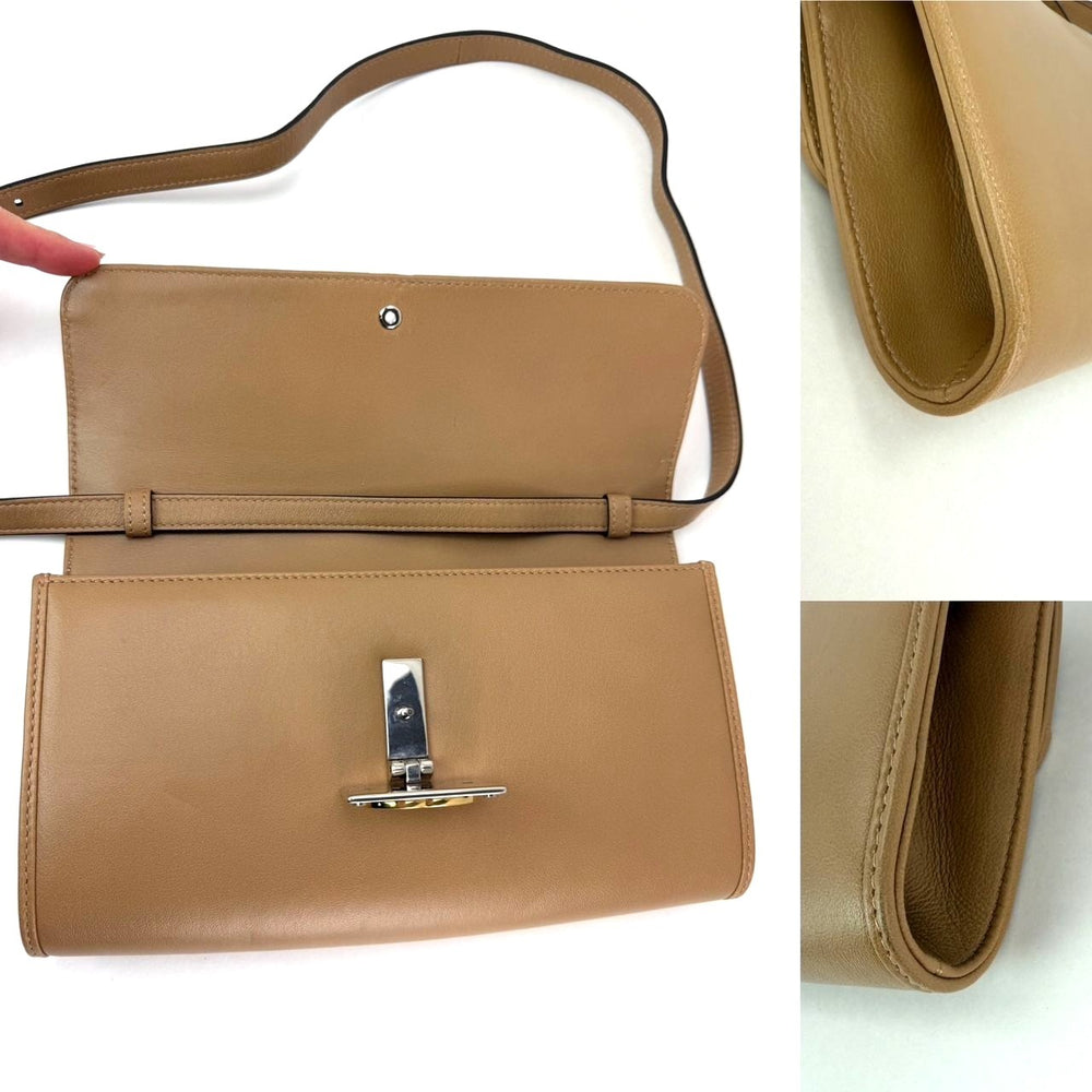 
                  
                    Gucci Lambskin G Linea Matisse Interlocking Beige Clutch Shoulder Bag
                  
                