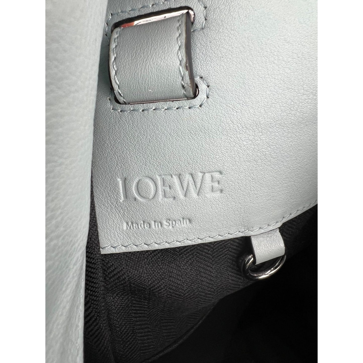 
                  
                    Loewe Small Hammock Blue Calfskin Shoulder Bag
                  
                