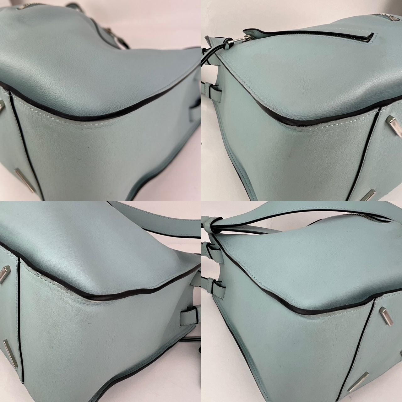 
                  
                    Loewe Small Hammock Blue Calfskin Shoulder Bag
                  
                