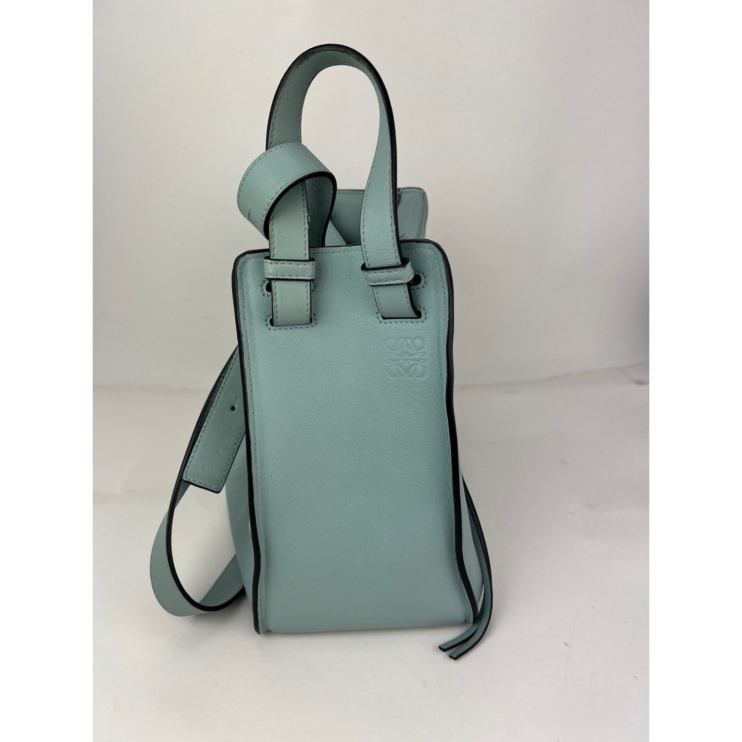 
                  
                    Loewe Small Hammock Blue Calfskin Shoulder Bag
                  
                
