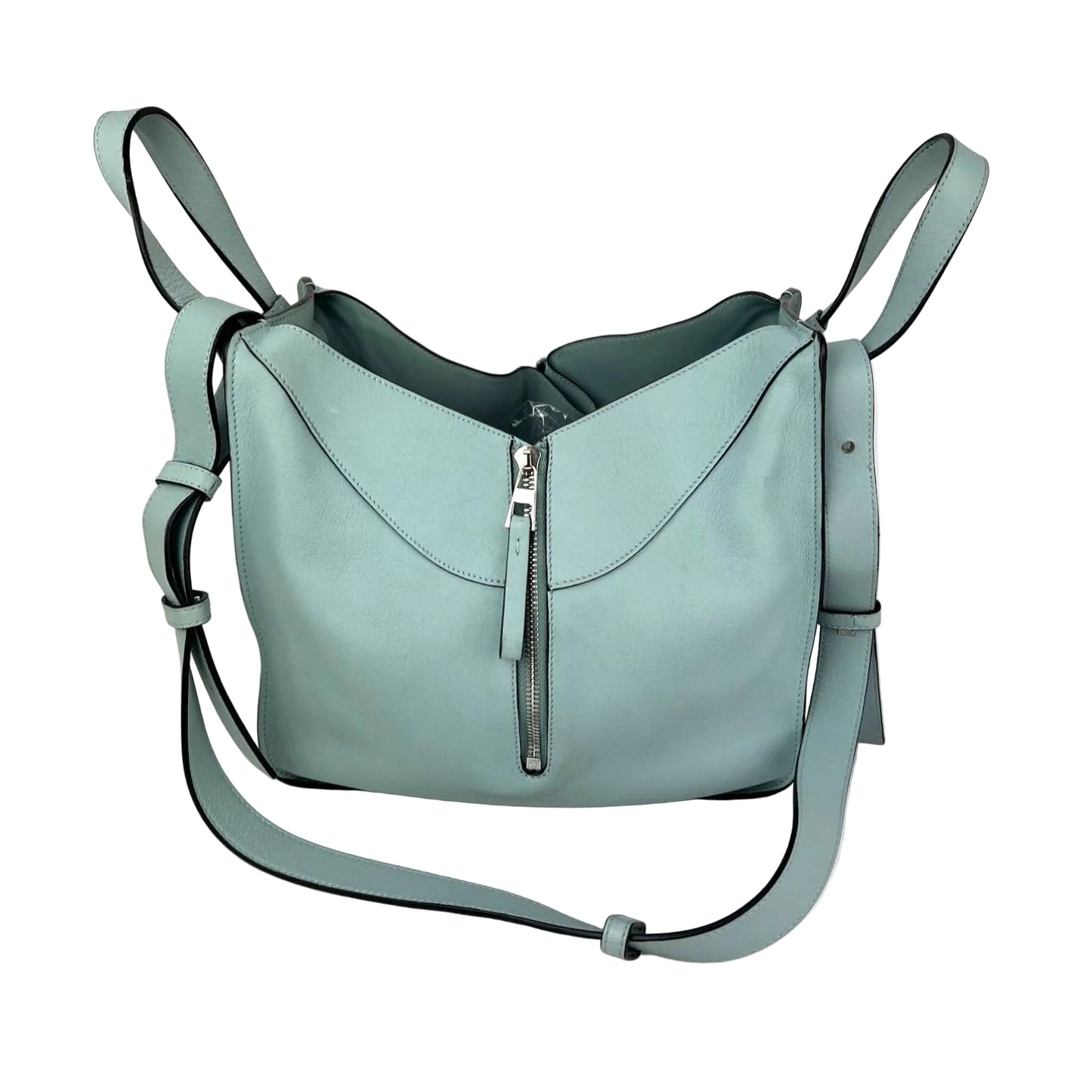 
                  
                    Loewe Small Hammock Blue Calfskin Shoulder Bag
                  
                