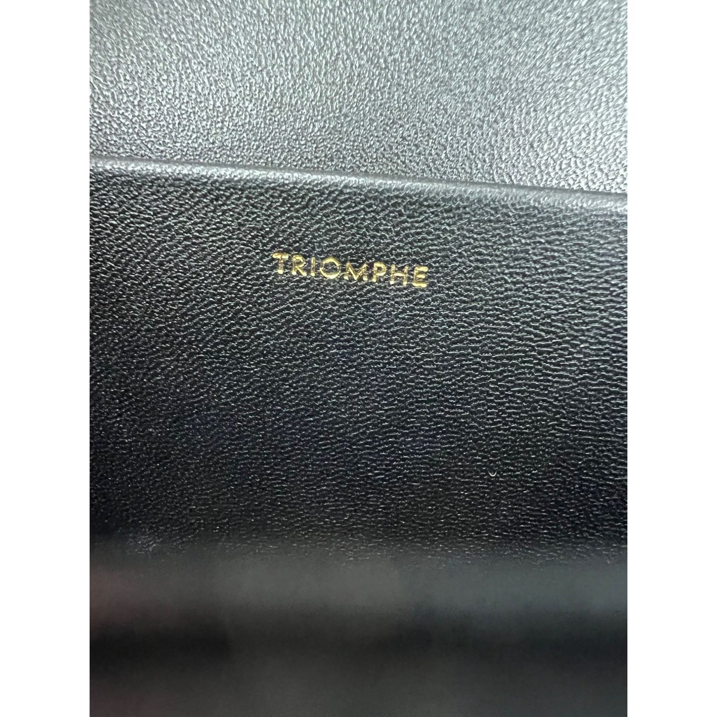 
                  
                    Celine Shiny Calfskin Triomphe Black Shoulder Bag
                  
                