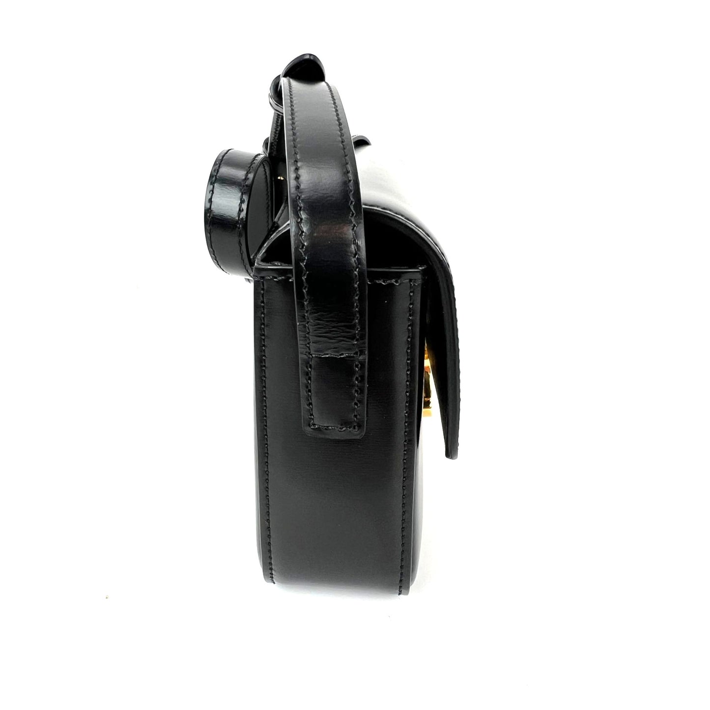 
                  
                    Celine Shiny Calfskin Triomphe Black Shoulder Bag
                  
                