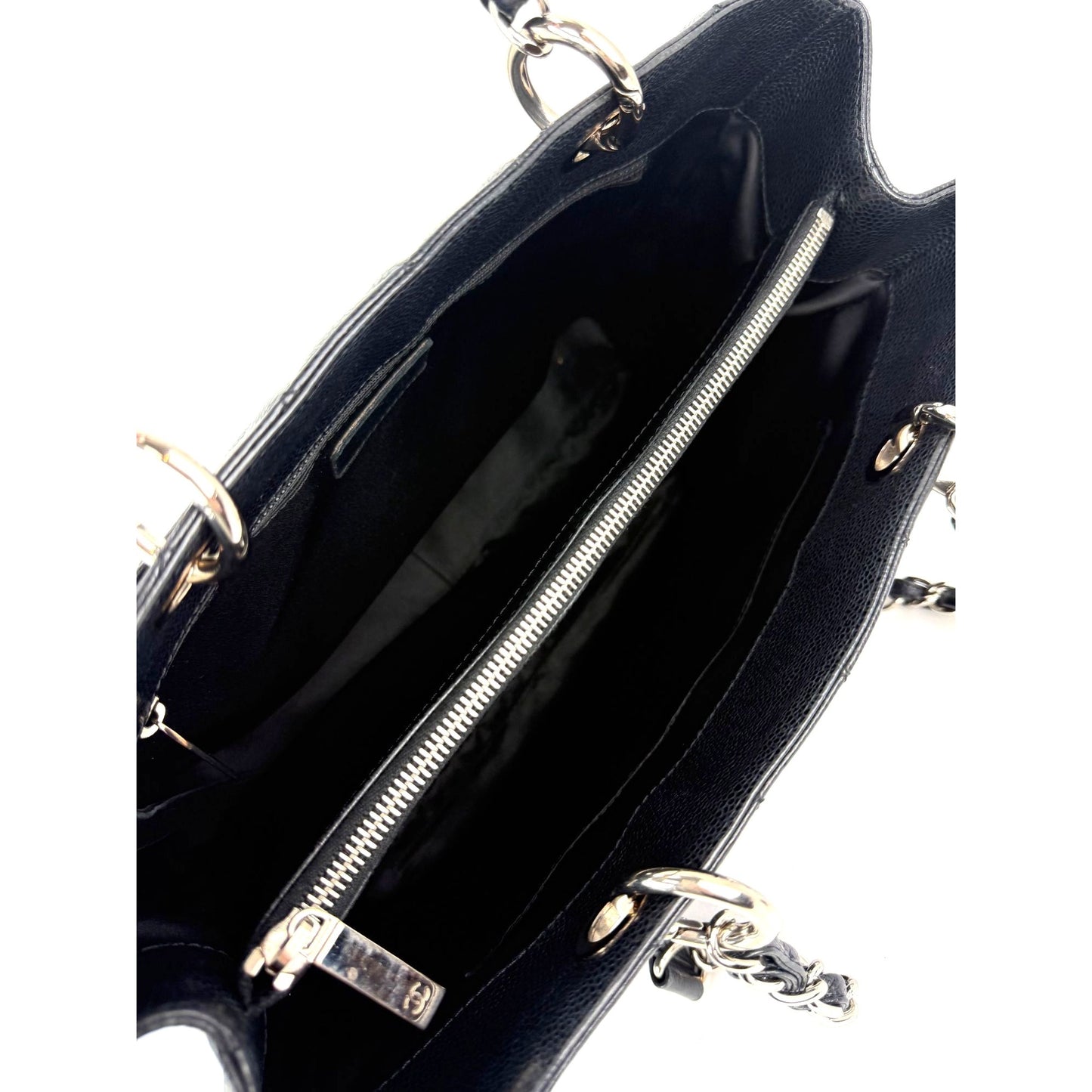 
                  
                    Chanel Caviar Quilted Black Grand Shopping GST Tote Bag
                  
                