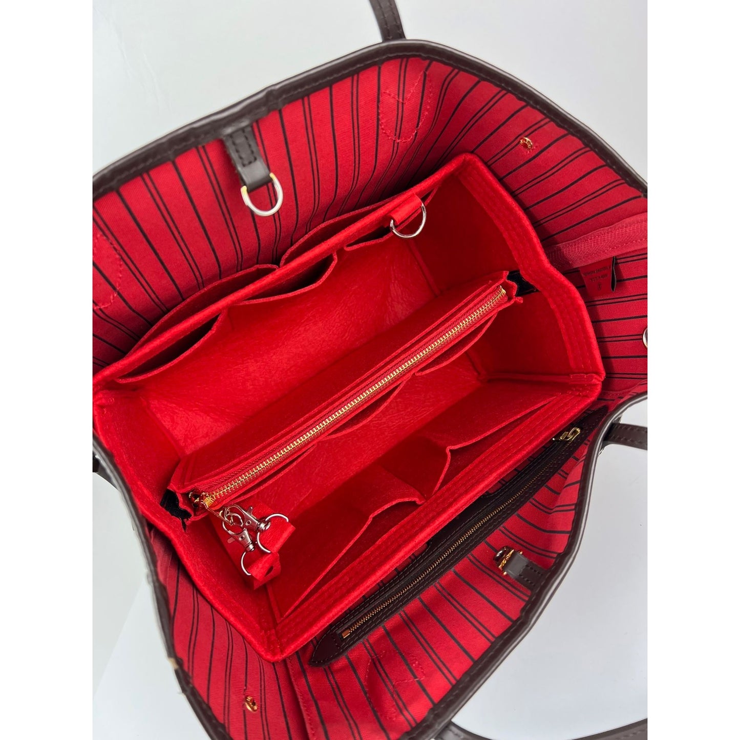 
                  
                    Louis Vuitton Neverfull MM Damier Ebene Canvas Tote Bag
                  
                