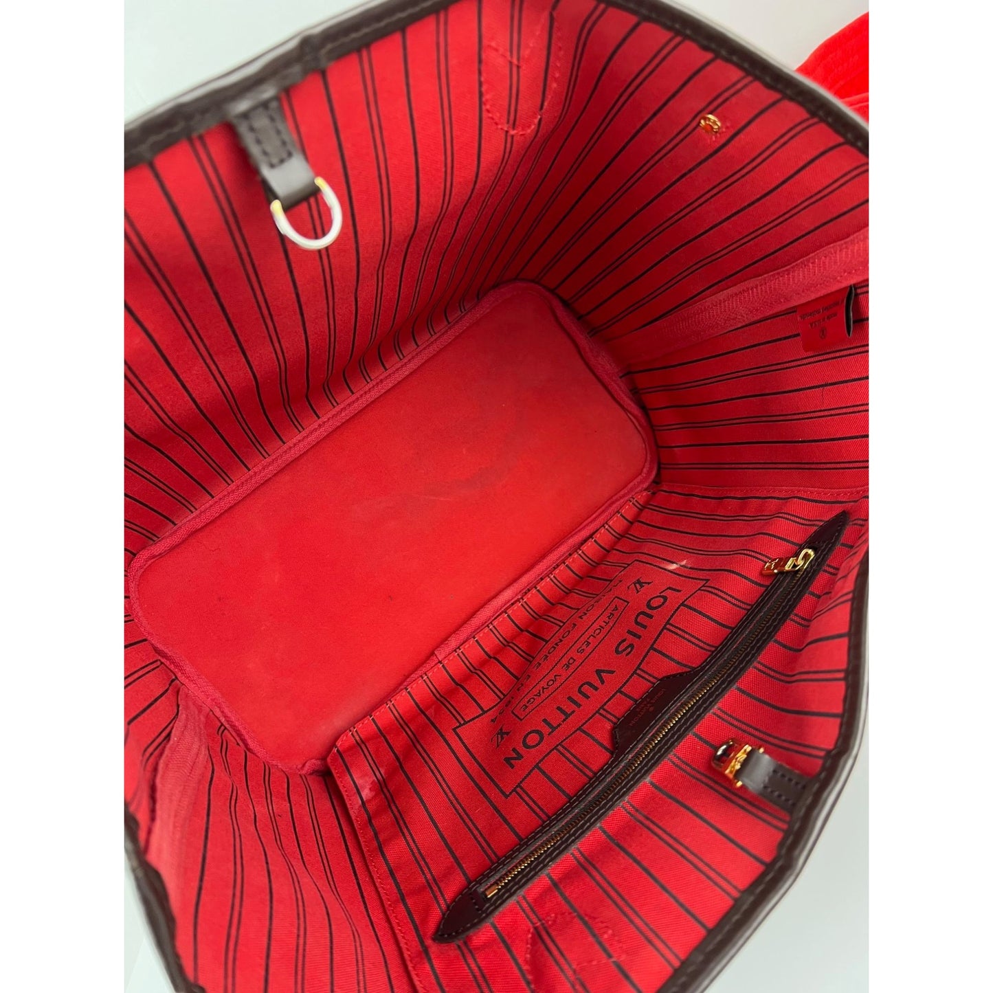 
                  
                    Louis Vuitton Neverfull MM Damier Ebene Canvas Tote Bag
                  
                