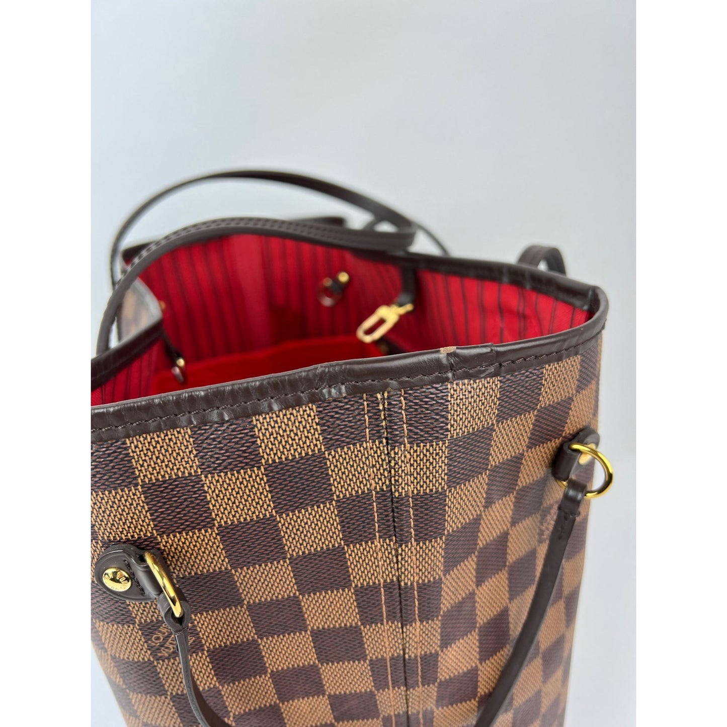 
                  
                    Louis Vuitton Neverfull MM Damier Ebene Canvas Tote Bag
                  
                