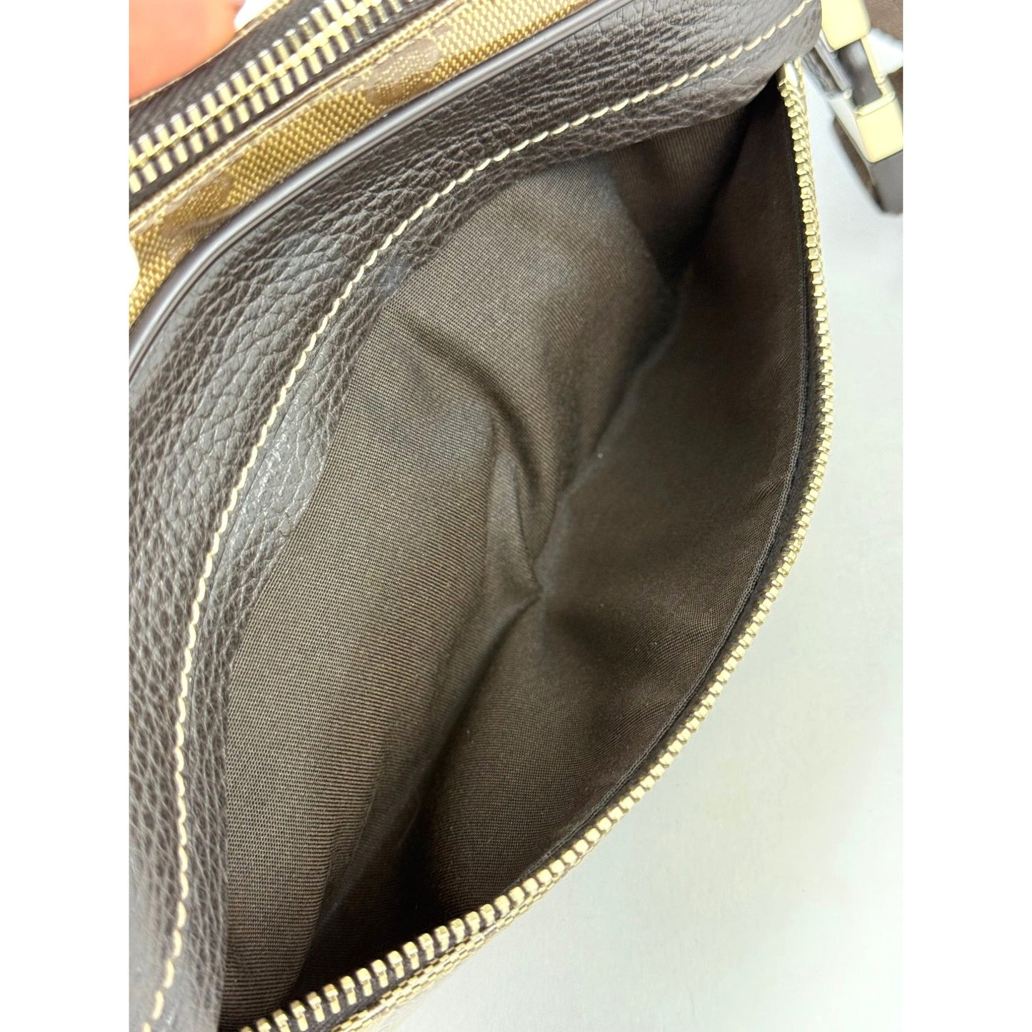 
                  
                    Gucci Crystal Coated GG Canvas Monogram Belt Sling Bag
                  
                
