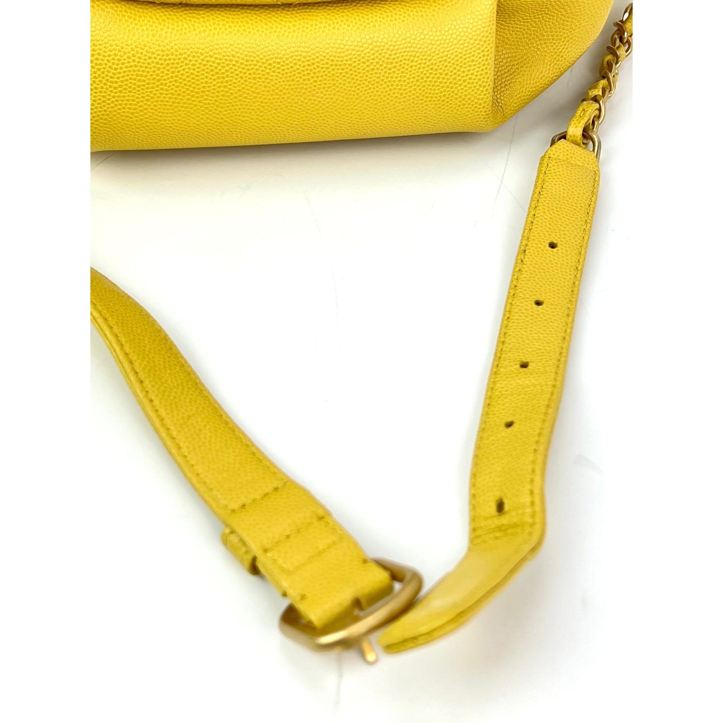 
                  
                    Chanel Caviar Quilted Filigree Yellow Waist Bag
                  
                