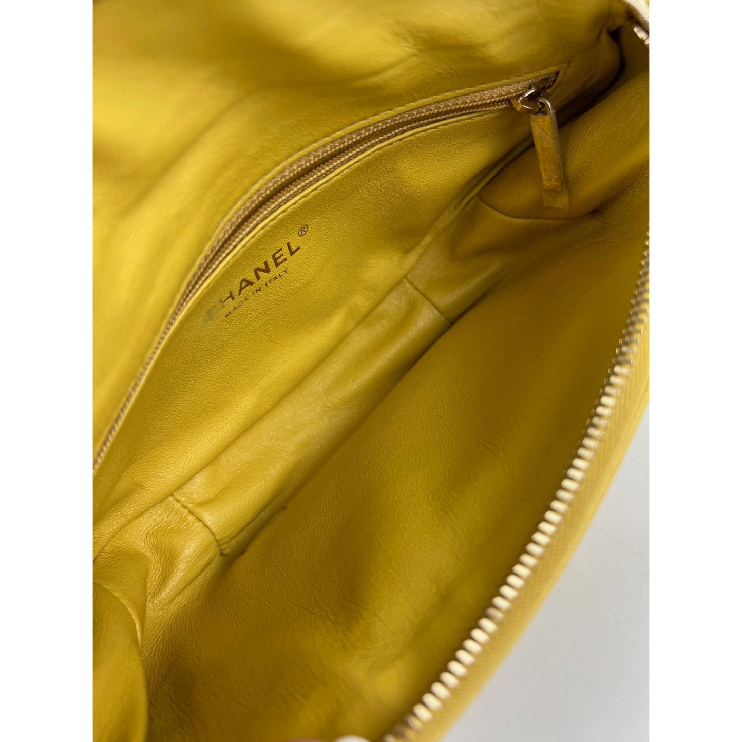 
                  
                    Chanel Caviar Quilted Filigree Yellow Waist Bag
                  
                