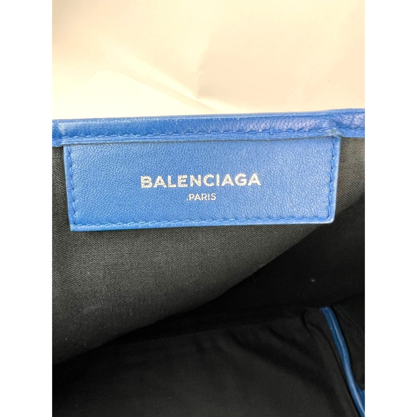 
                  
                    Balenciaga Calfskin S Navy Cabas Blue Tote and Pouch Set
                  
                