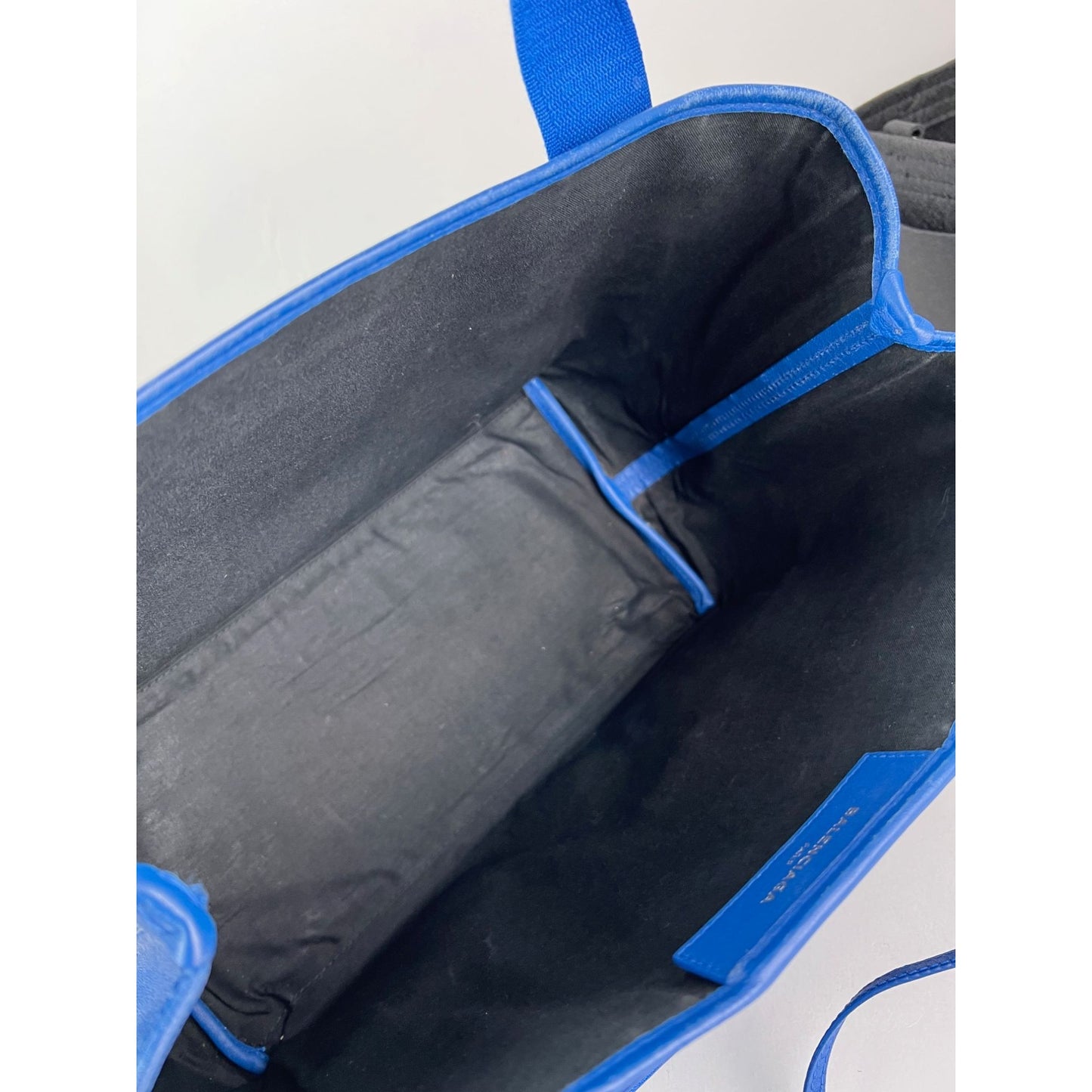 
                  
                    Balenciaga Calfskin S Navy Cabas Blue Tote and Pouch Set
                  
                