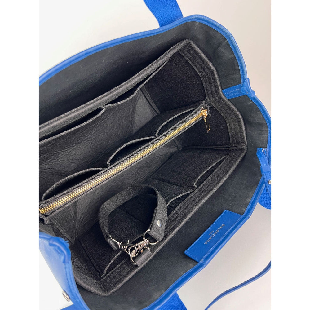 
                  
                    Balenciaga Calfskin S Navy Cabas Blue Tote and Pouch Set
                  
                