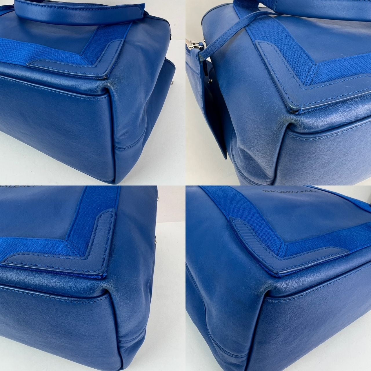 
                  
                    Balenciaga Calfskin S Navy Cabas Blue Tote and Pouch Set
                  
                