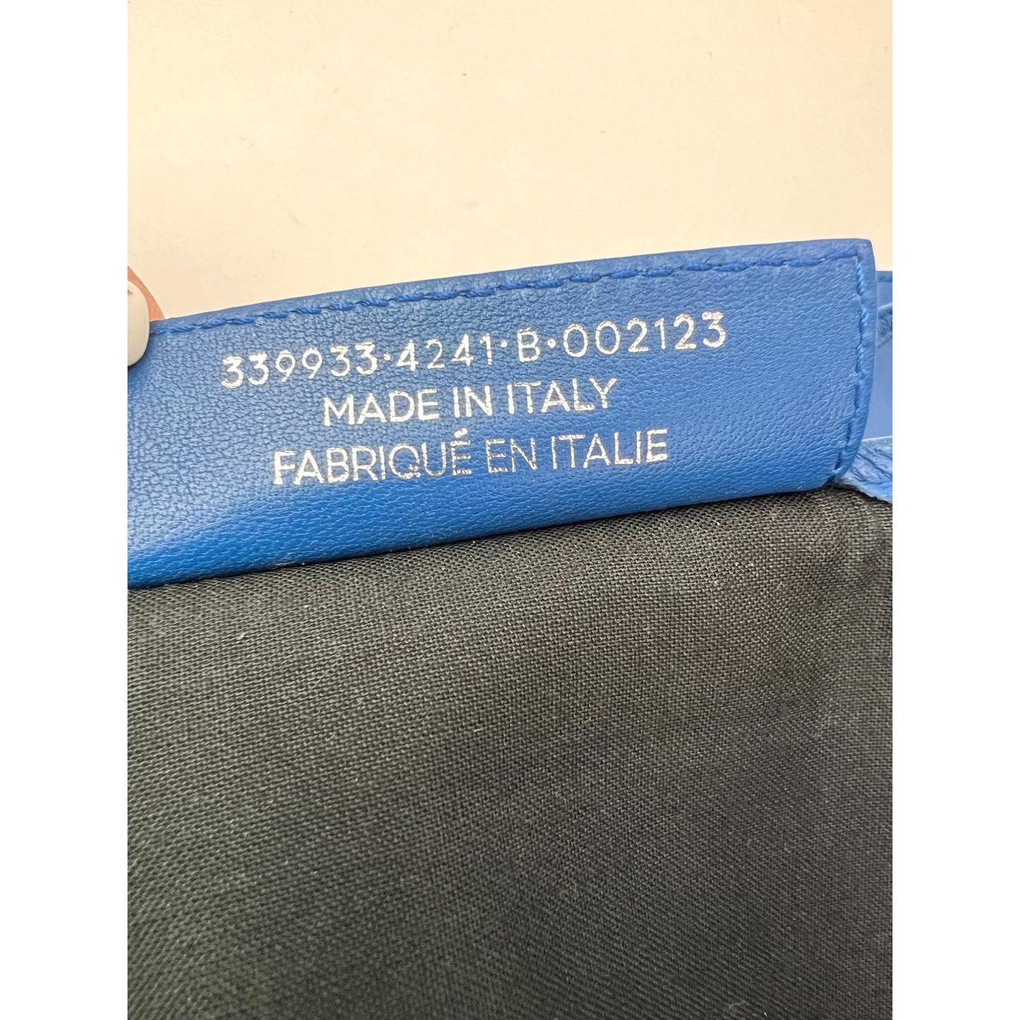 
                  
                    Balenciaga Calfskin S Navy Cabas Blue Tote and Pouch Set
                  
                