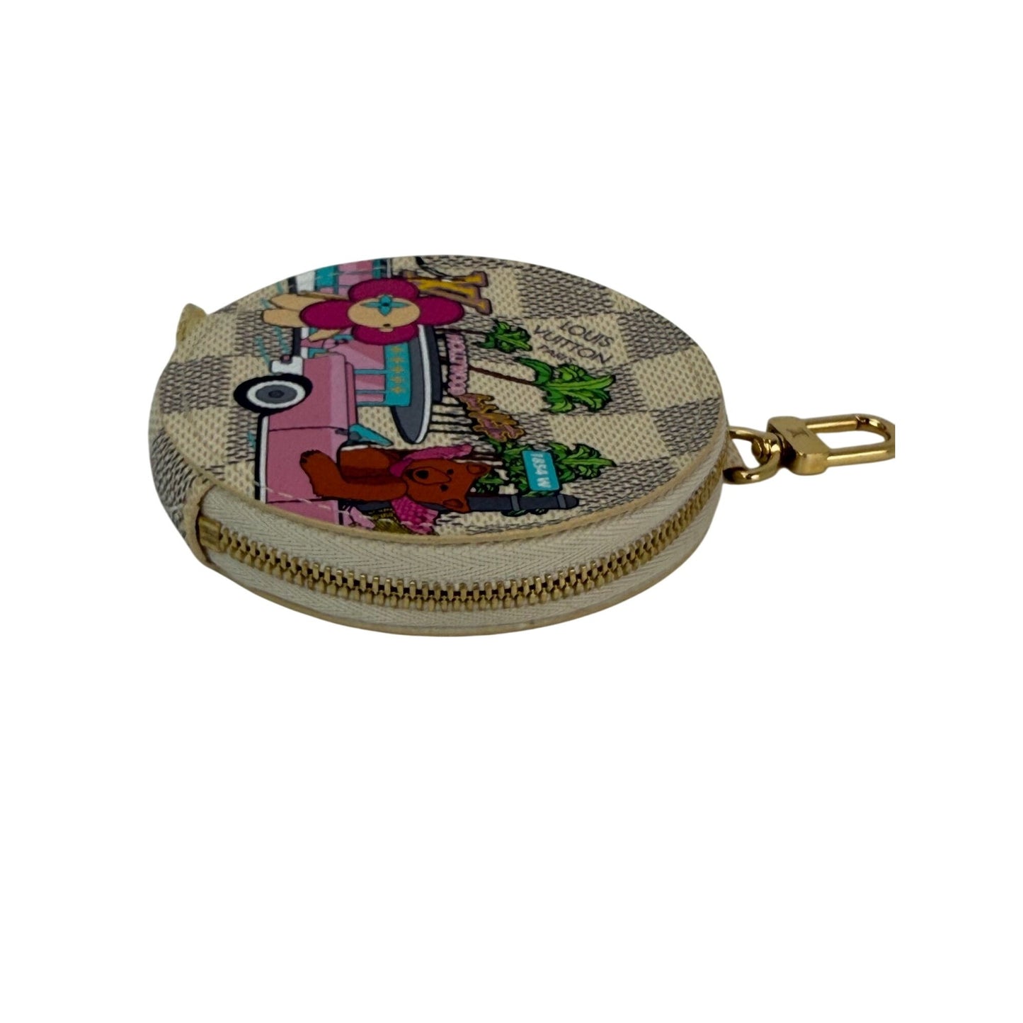 
                  
                    Louis Vuitton 2021 Christmas Animation Damier Azur Coin Case Bag Charm
                  
                