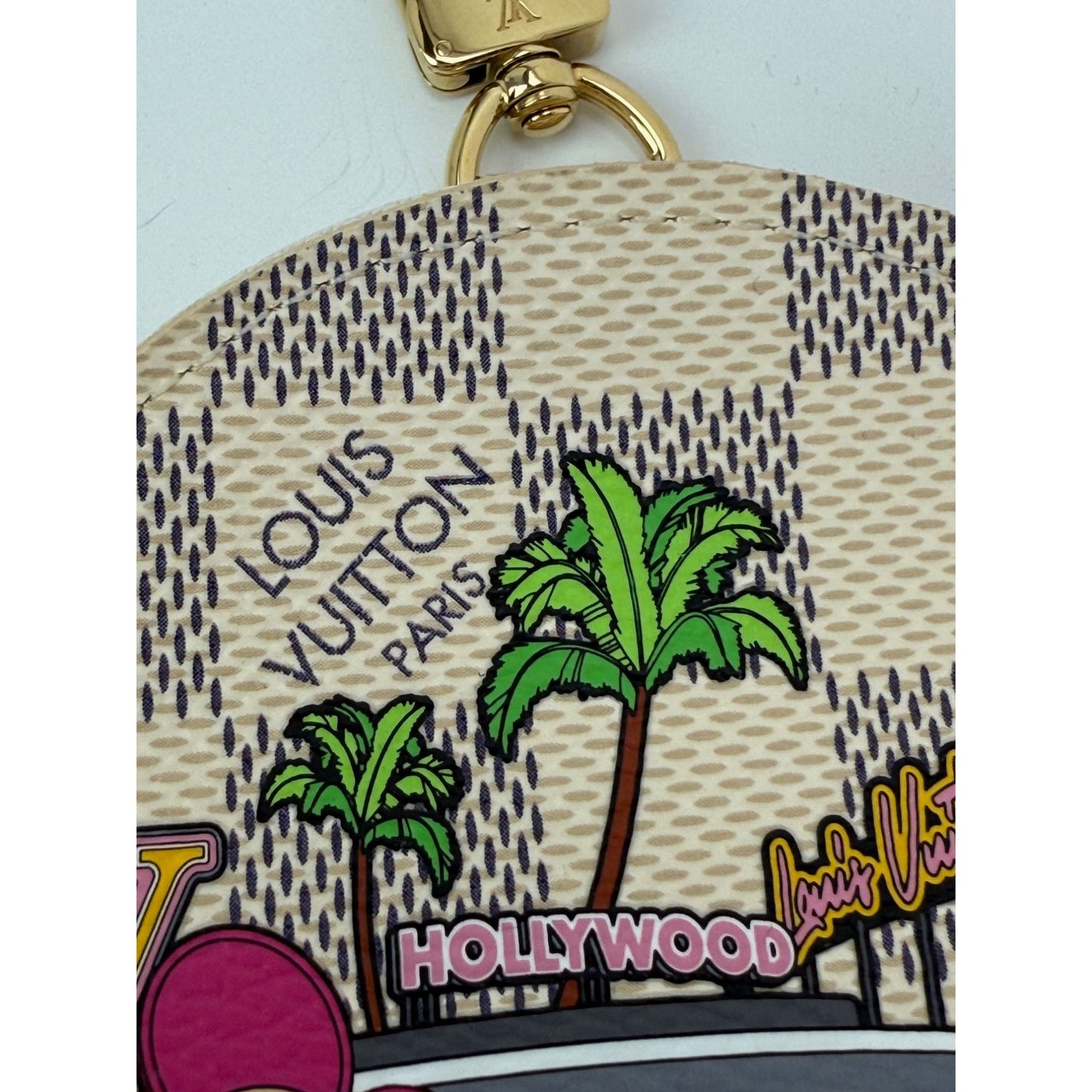 
                  
                    Louis Vuitton 2021 Christmas Animation Damier Azur Coin Case Bag Charm
                  
                