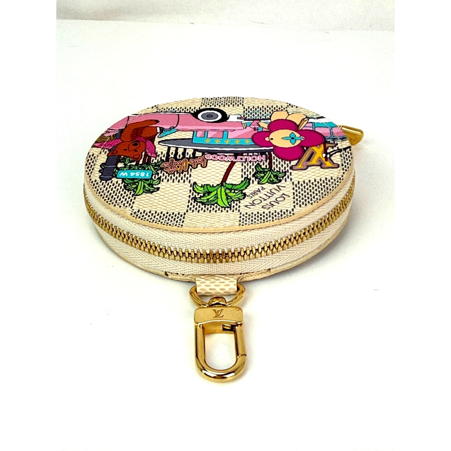 
                  
                    Louis Vuitton 2021 Christmas Animation Damier Azur Coin Case Bag Charm
                  
                